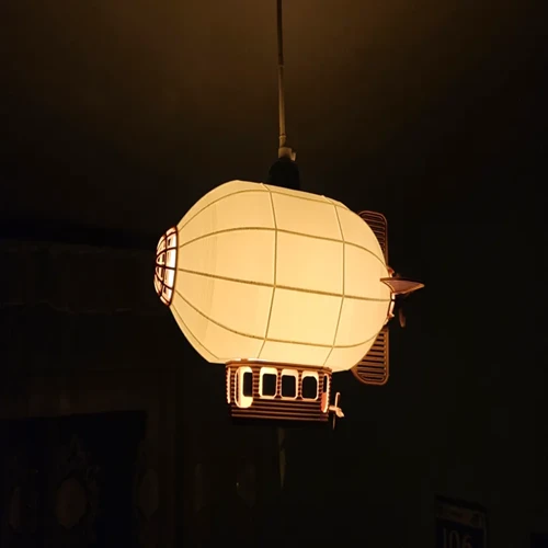 STL File - Airship Lamp Shade