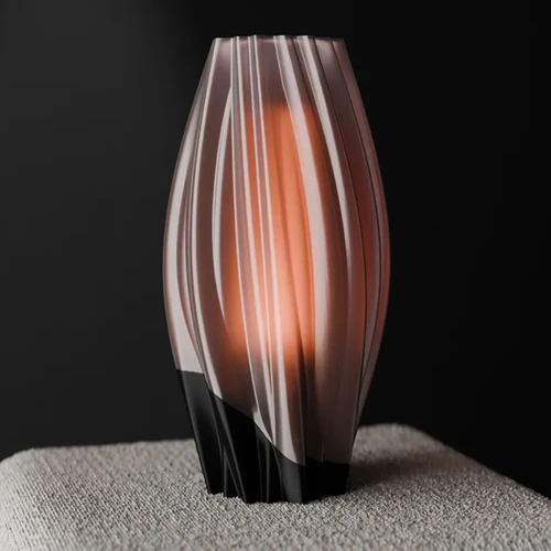 LuminaTwist Modern Organic Table Lamp