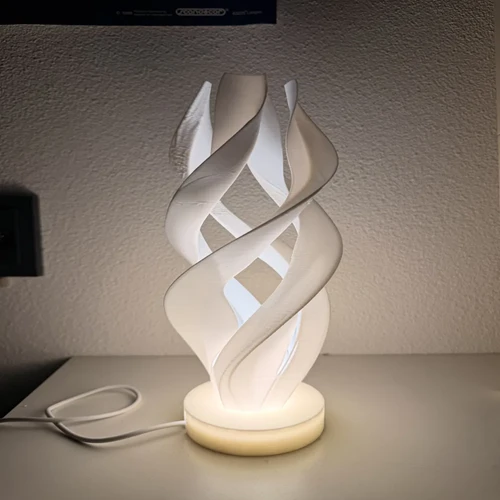 3D Printable Lotus Lamp Shade STL