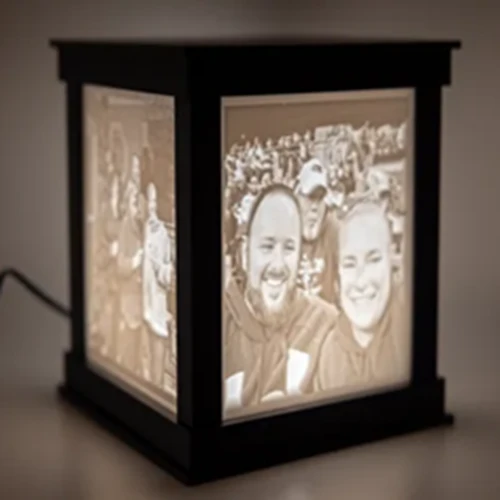 Custom Lithophane Memory Lamp STL