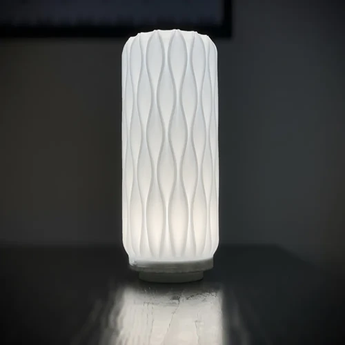 CelesteOrb – 3D Lithophane Lunar Surface Table Lamp