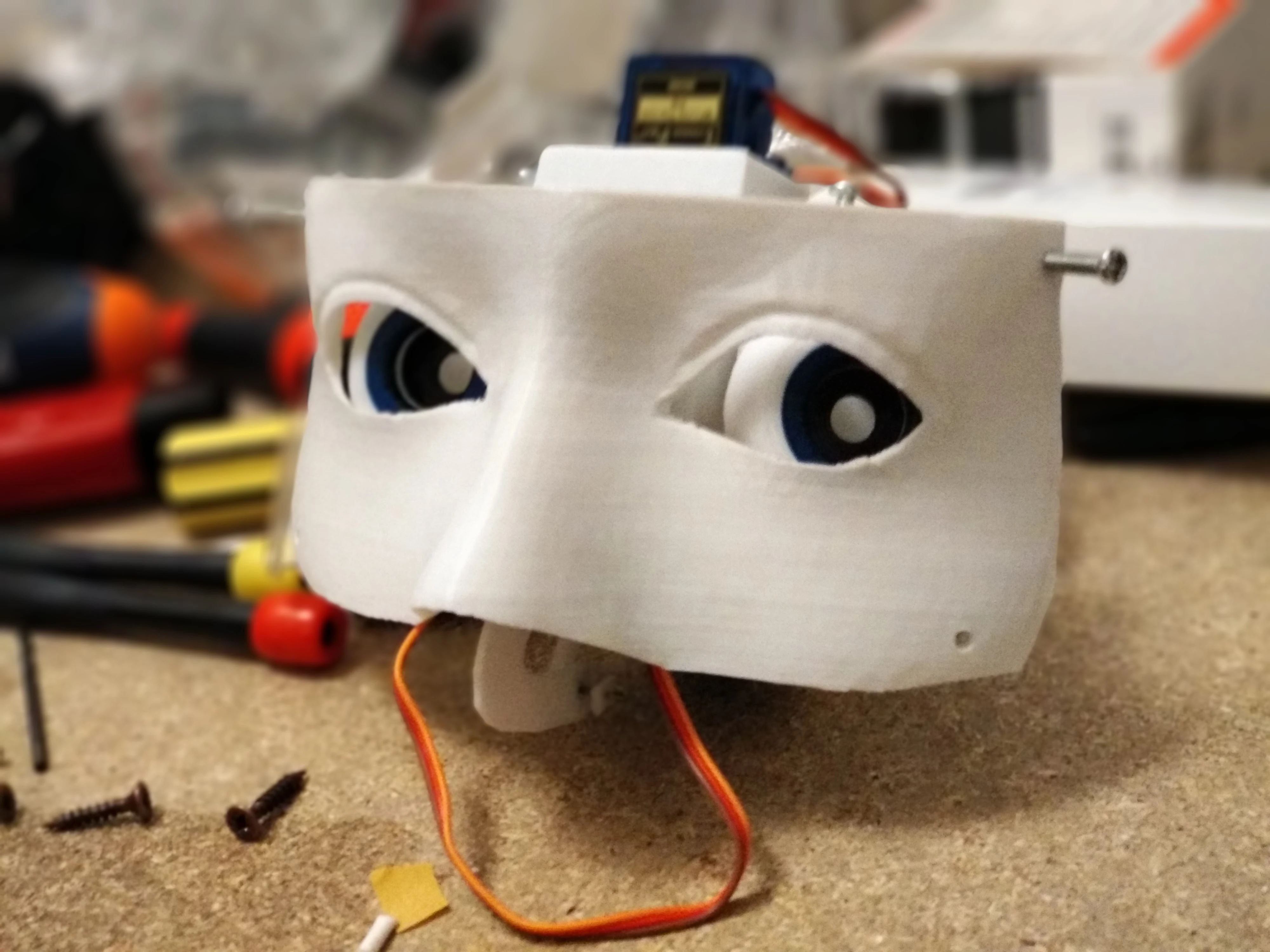 3D Printed Robotic Eye Mechanism