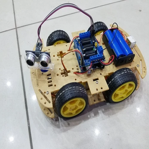 DIY Obstacle Avoiding Car Robot 4wd Kit