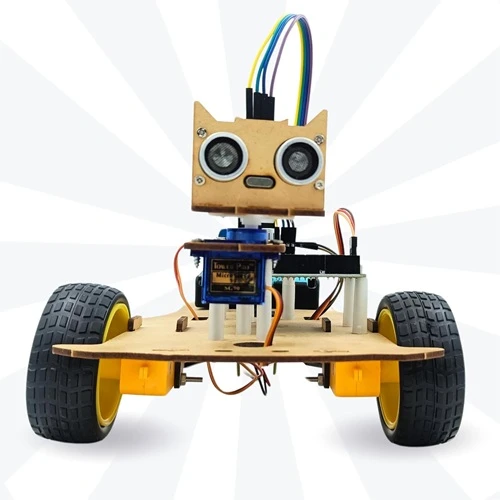 DIY Obstacle Avoiding Car Robot 2wd Kit