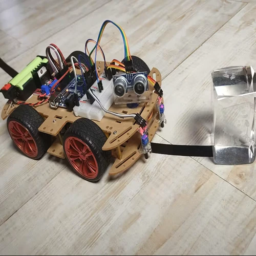 DIY Line Following Robot Car Using IR kit