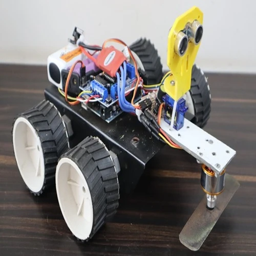DIY Smart Grass Cutting Robot Car Kit