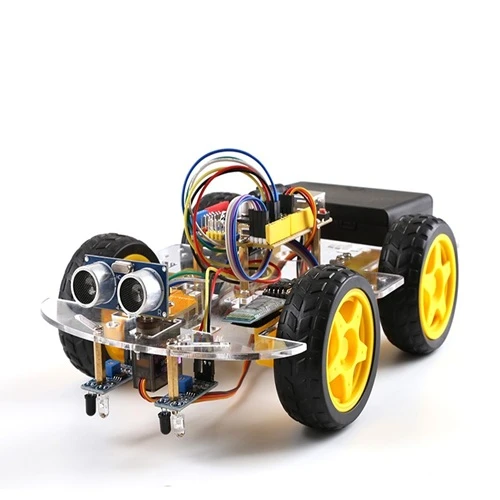 DIY Obstacle Avoiding Robot Car Kit